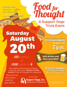 Trivia Night Flyer - Food for Thought